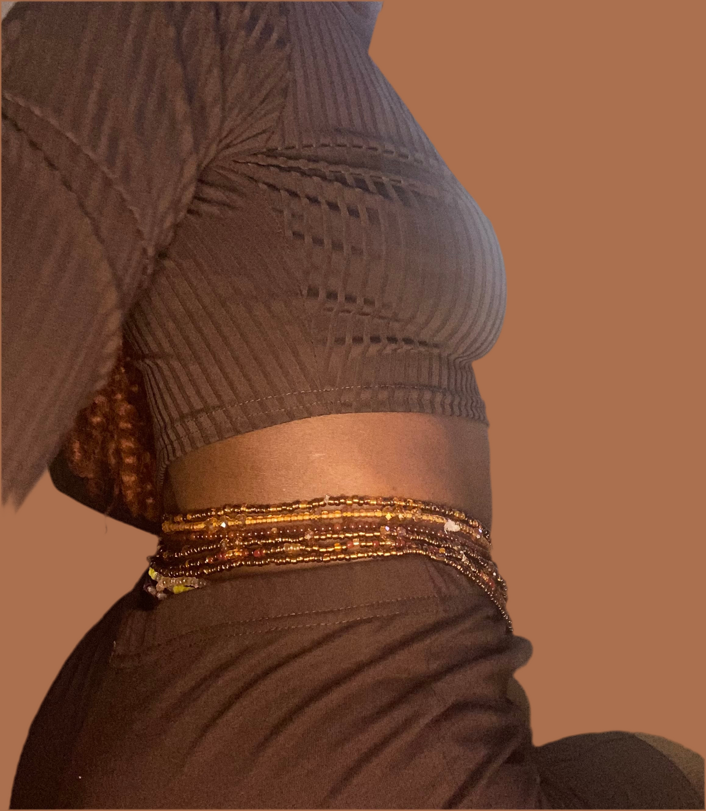 Honey Brown Waistbeads