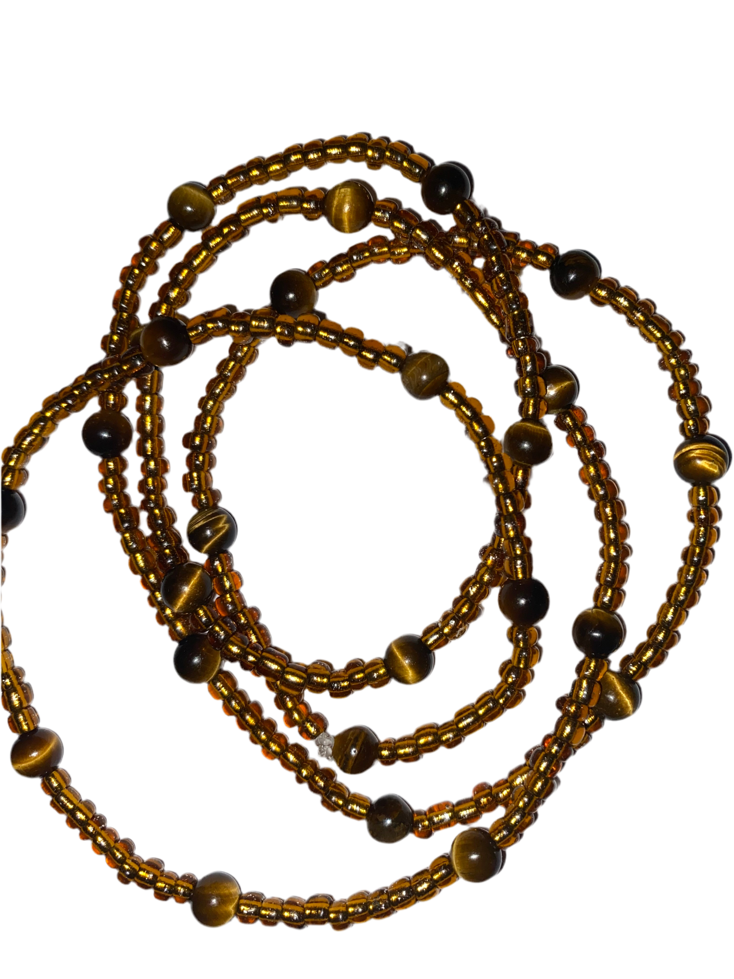 Tiger's Eye Round Waistbeads