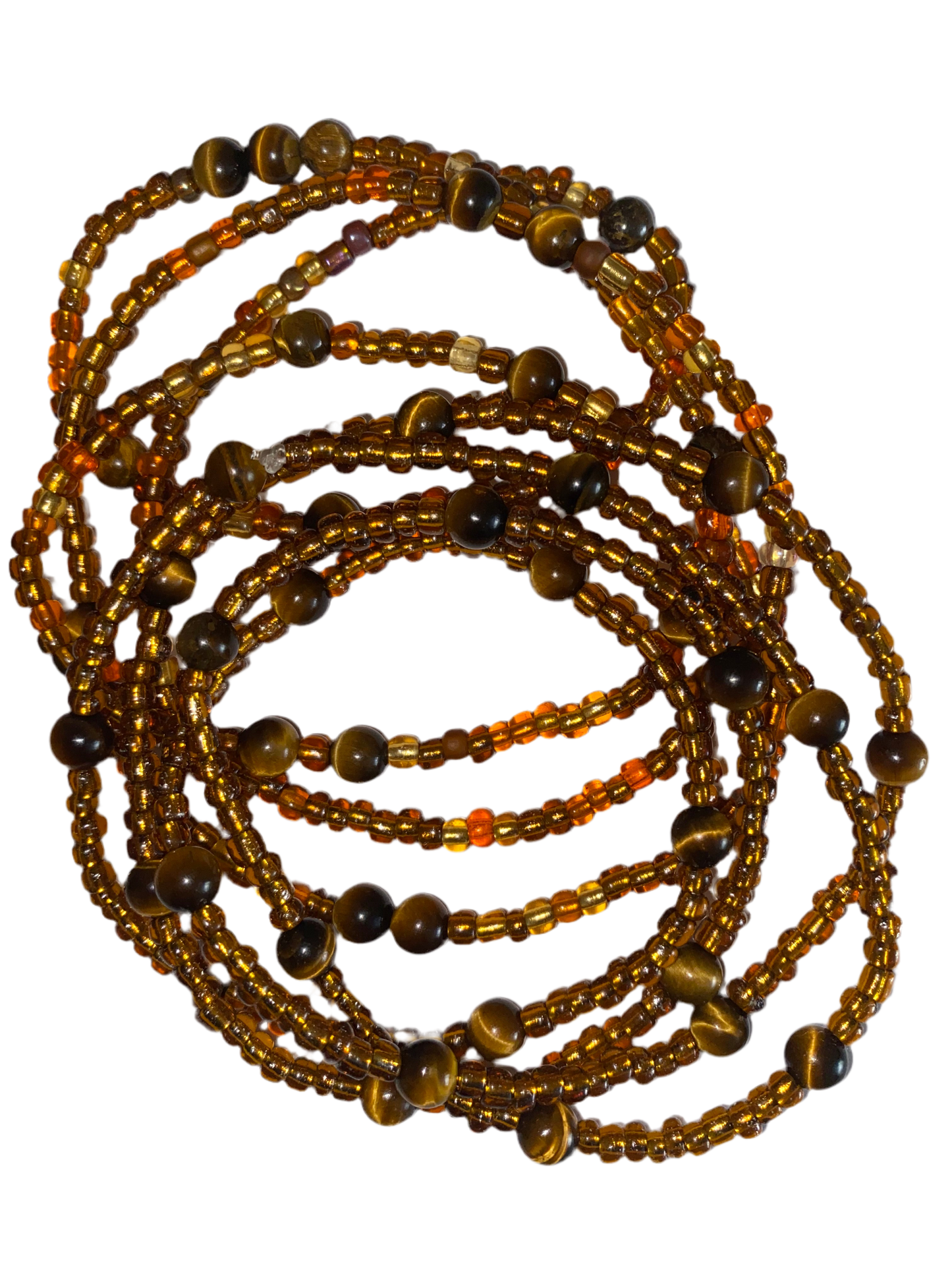 Tiger's Eye Round Waistbeads