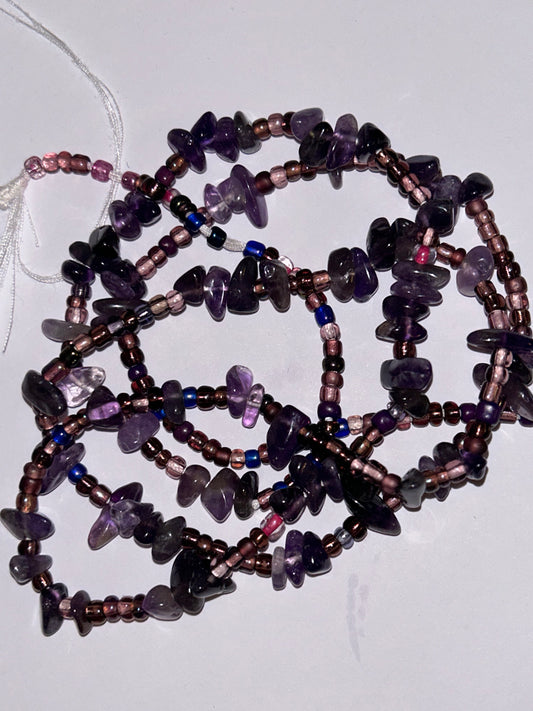 Amethyst Mix Waistbeads